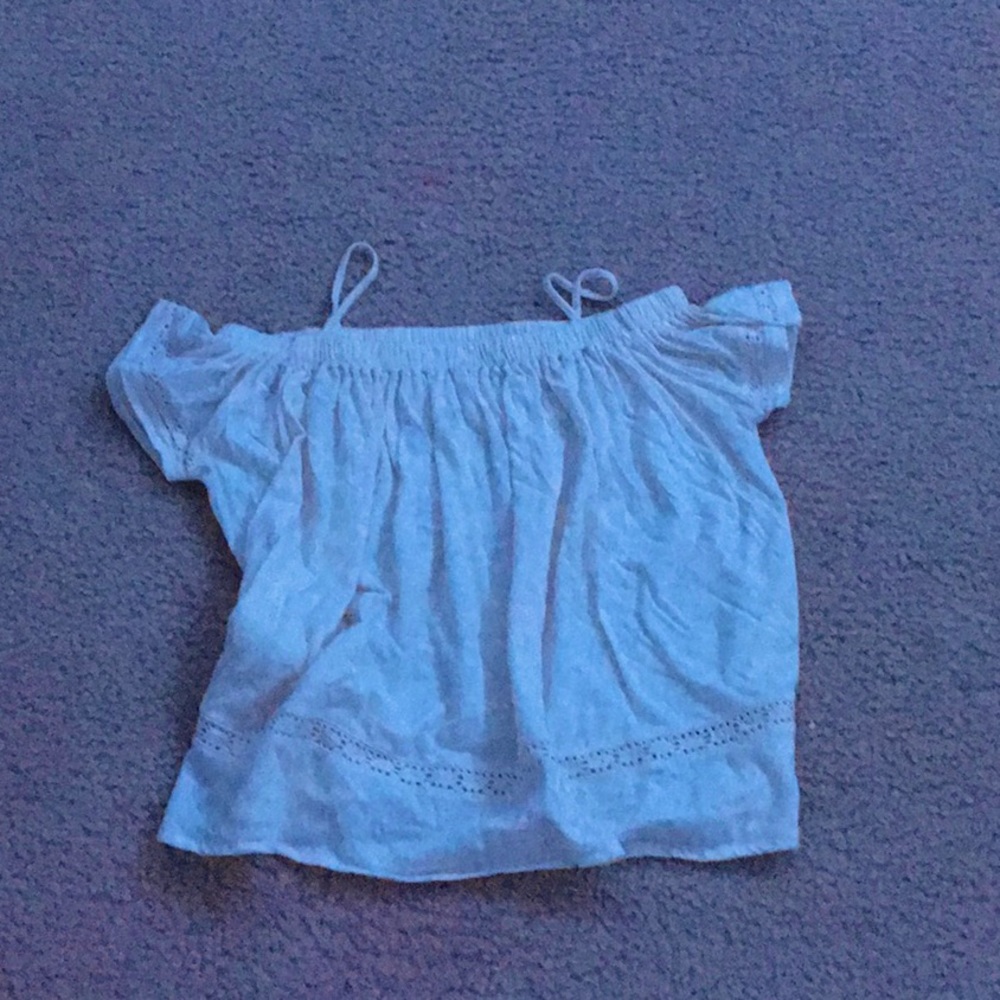 White off the shoulder child